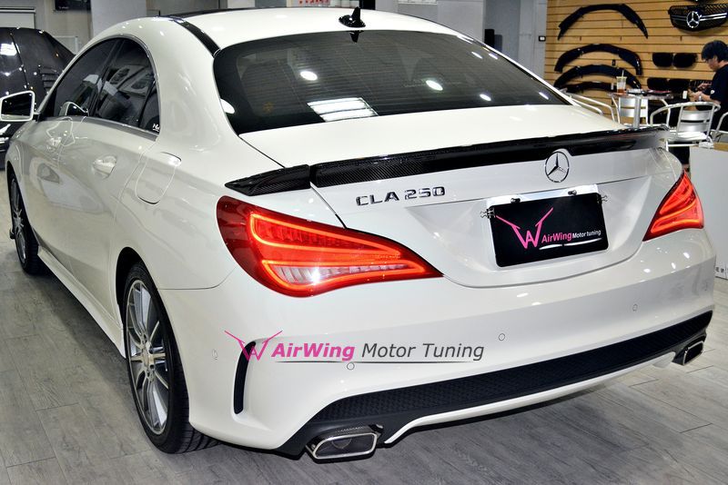 /Benz W117 Piecha GT-R carbon trunk spoiler 01